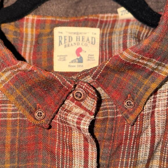 RedHead Other - MENS BUTTON UP RED HEAD SHIRT